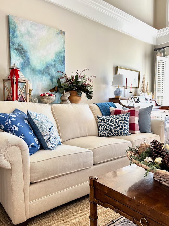 Classic Christmas Decor Christmas Home Tour in the Living Room