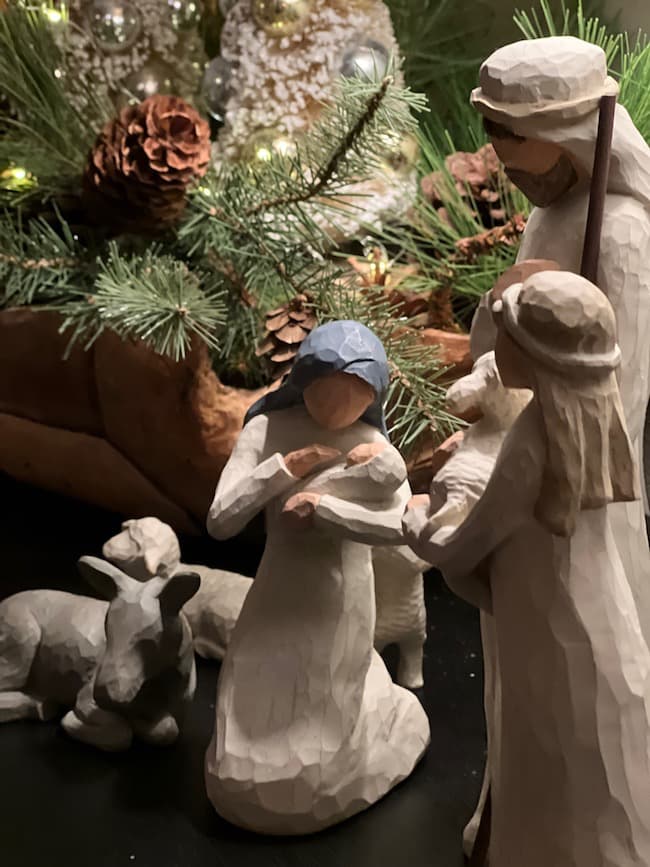 Christmas nighttime tour - nativity