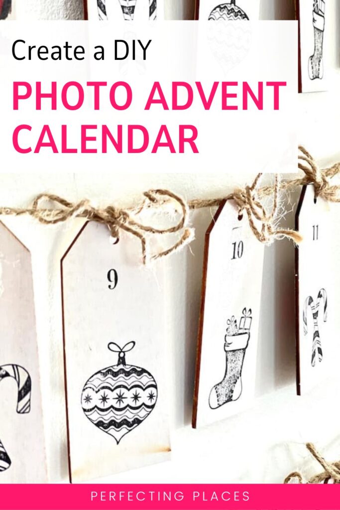 DIY Photo Advent Calendar PIN