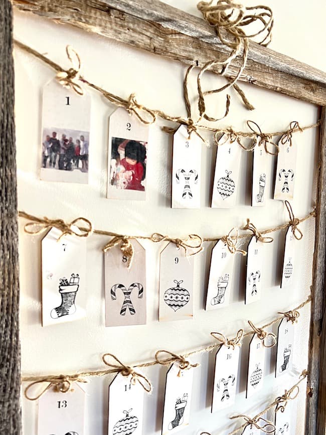 How to Make A Sentimental Photo Advent Calendar Perfecting Places