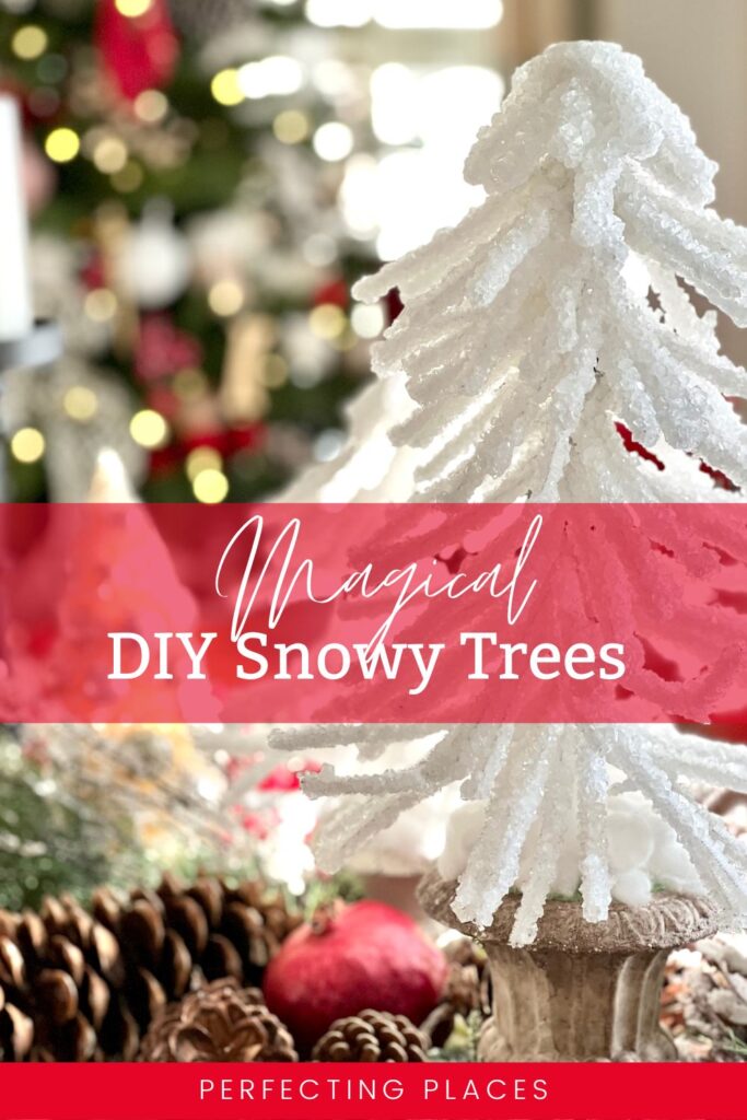 5 easy ideas Christmas trees made of twigs & moss 