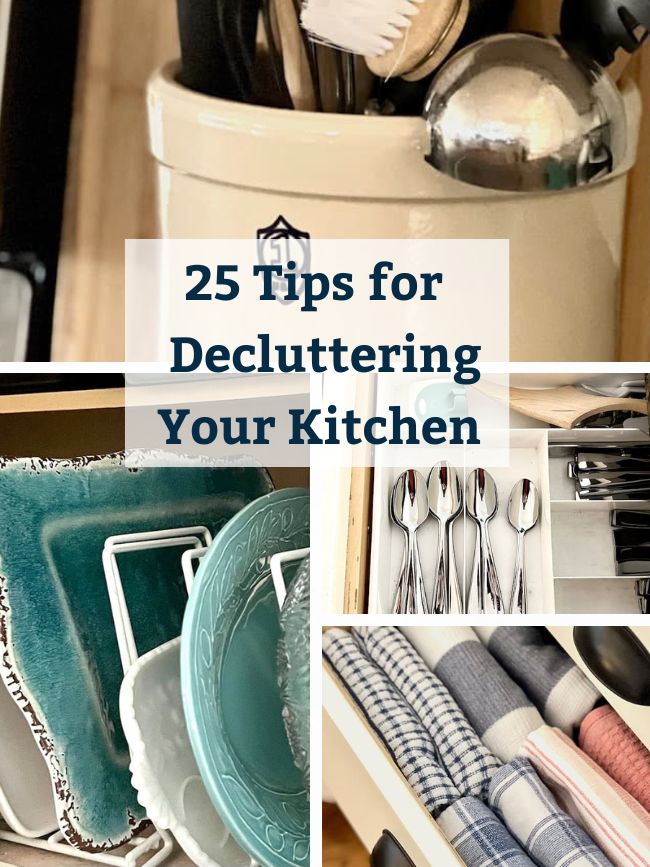 25 Tips for Decluttering Your Kitchen