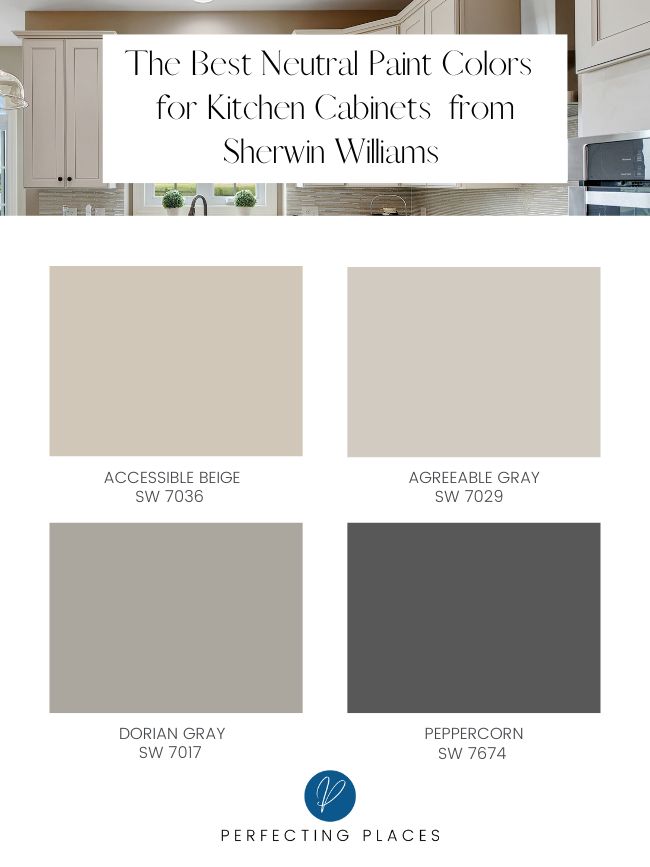 The Best Neutral Paint Colors for Kitchen Cabinets