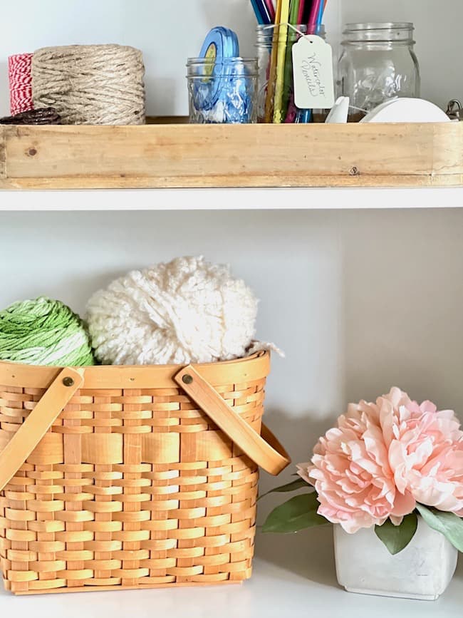 My New Organized Home Office Closet - The House on Silverado