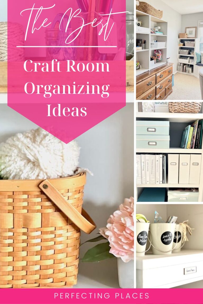 15 Simple Craft Room Organizing Ideas - Perfecting Places