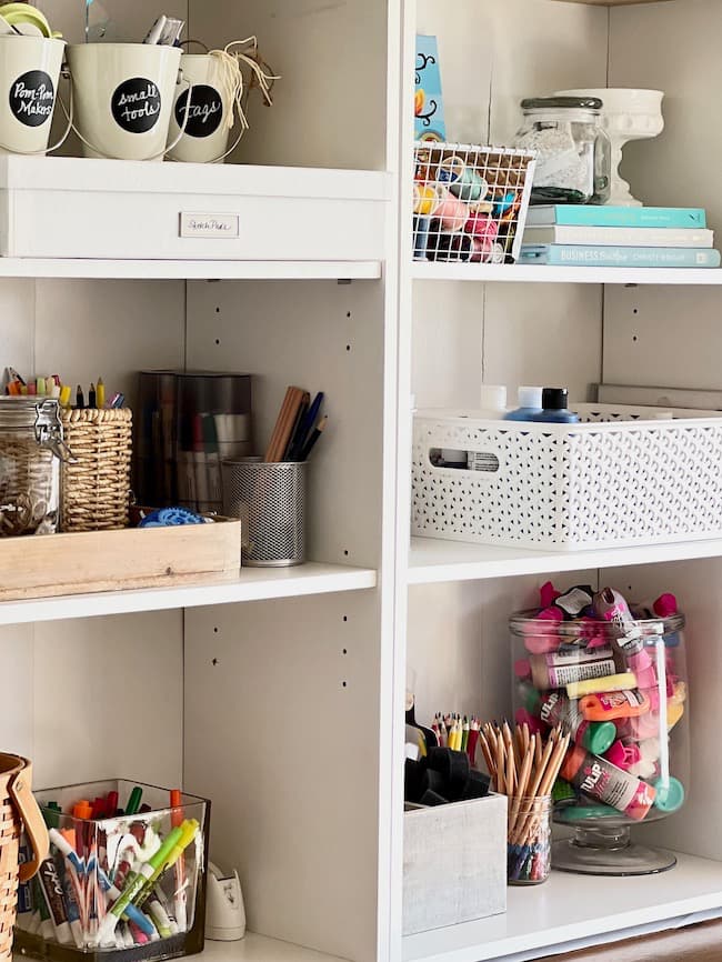 Great Craft Cabinet Organization Ideas for Small Spaces