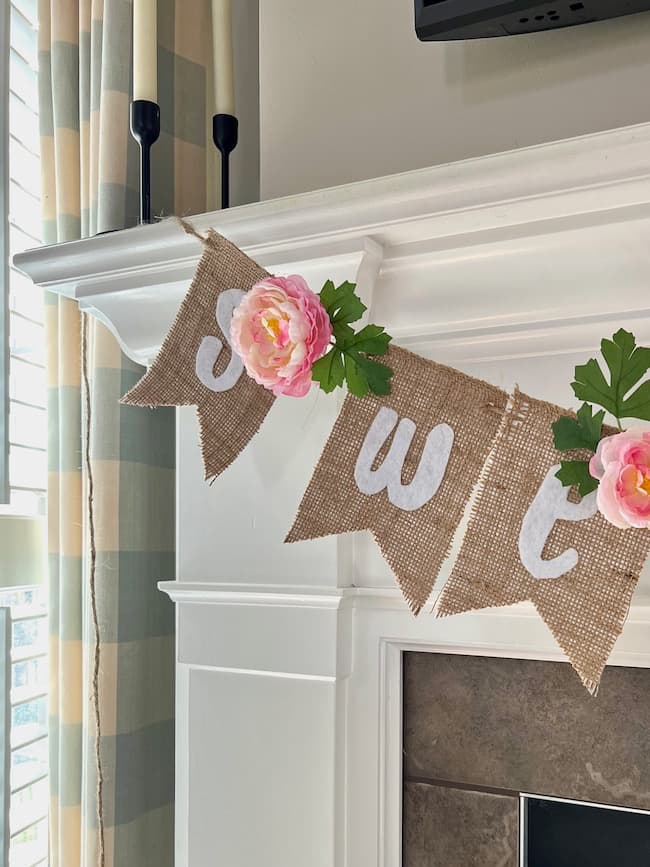 Garden Theme DIY Baby Shower Banner