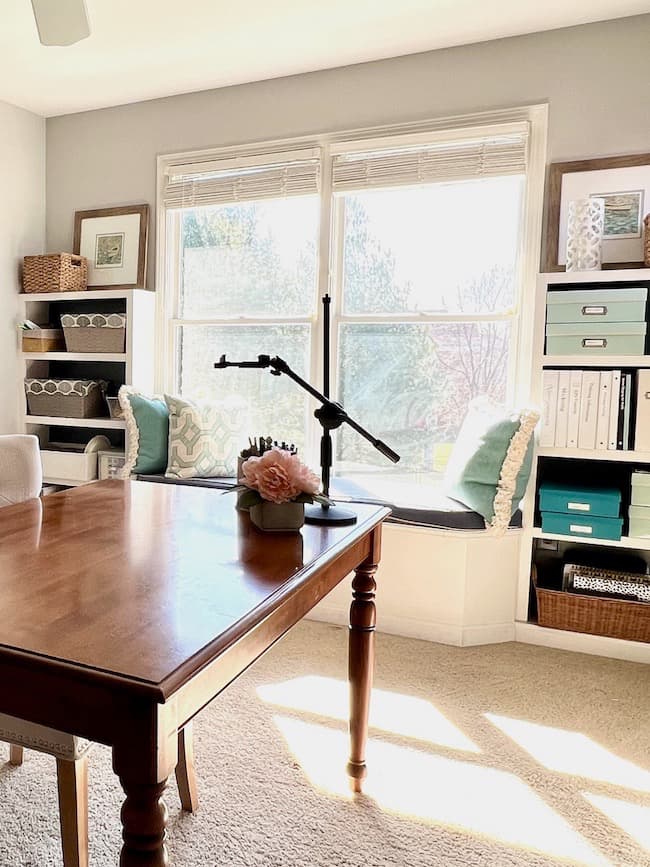 My New Organized Home Office Closet - The House on Silverado