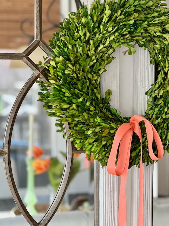 Easter Ribbon Wreath - My Suburban Kitchen