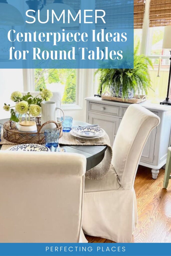 Round Table Centerpiece Ideas for Summer Pin