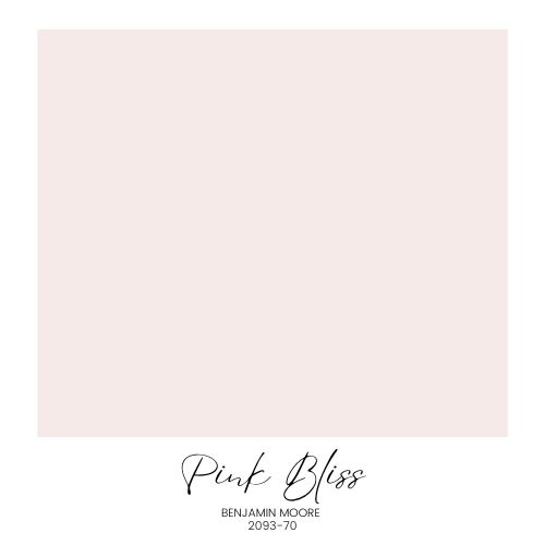 Benjamin Moore Pink Bliss Paint Color Schemes  Pink paint colors benjamin  moore, Benjamin moore pink, Pink paint colors