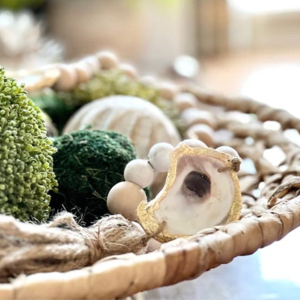 DIY Oyster Shell Garland