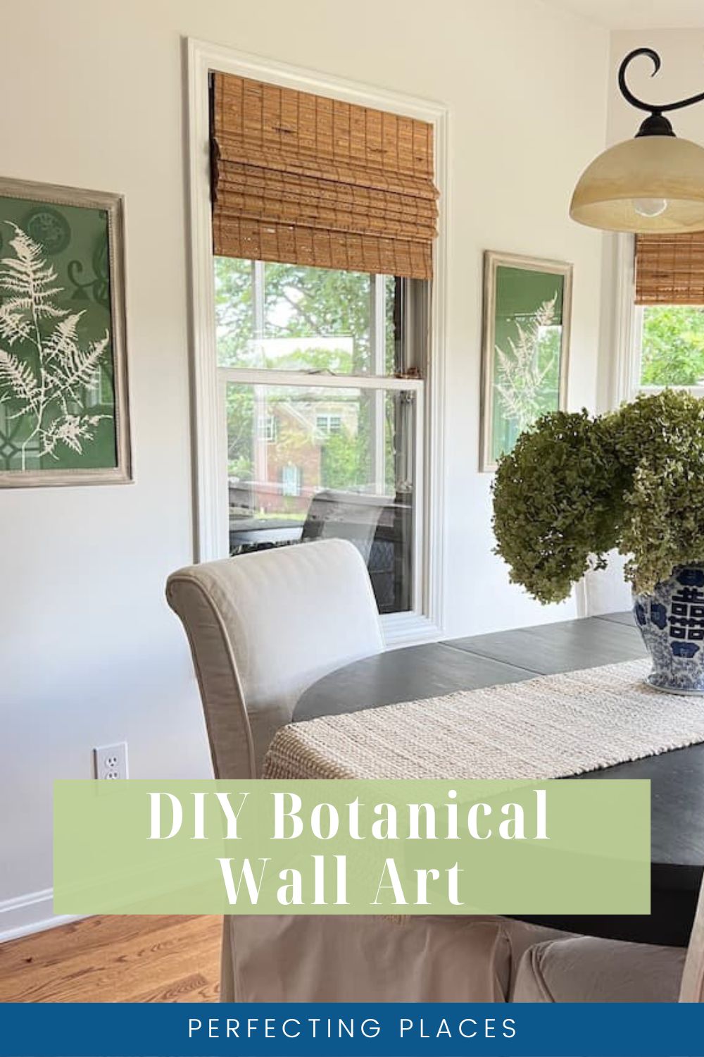 How to Make Beautiful Framed DIY Botanical Wall Art - Perfecting Places