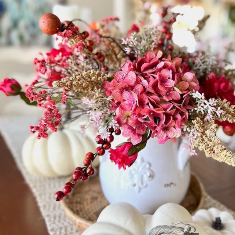 Simple Fall Flower Arrangements