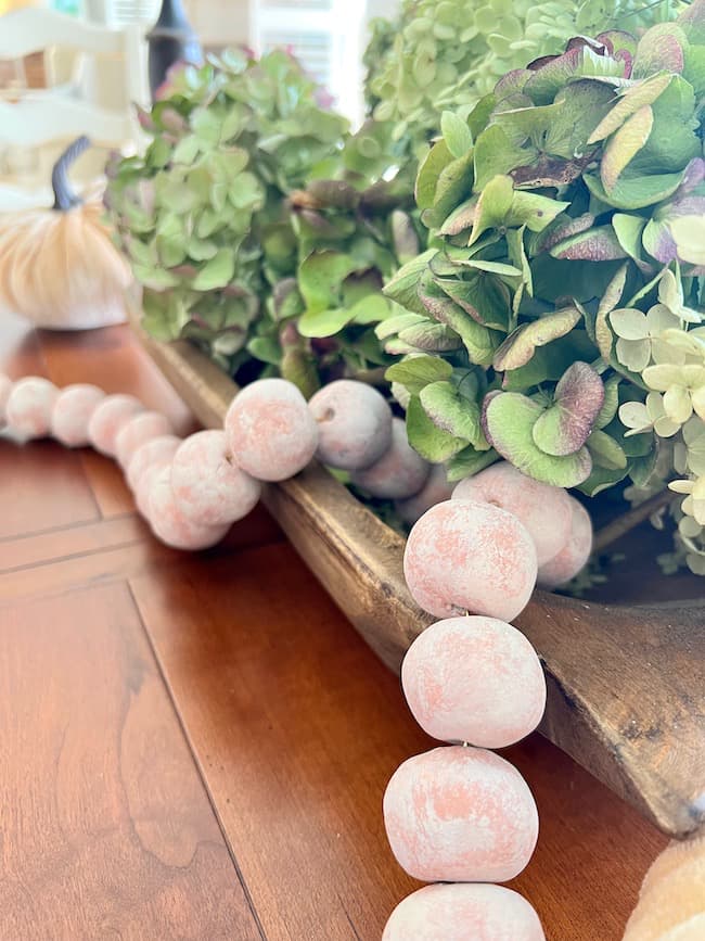 Make a DIY Terracotta Bead Garland with Air Dry Clay - Perfecting Places