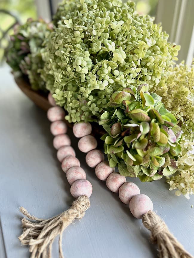 Make a DIY Terracotta Bead Garland with Air Dry Clay - Perfecting Places