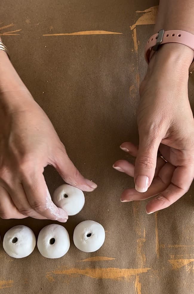 Make a DIY Terracotta Bead Garland with Air Dry Clay - Perfecting