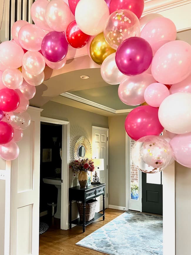 Pink Party Balloon Garland