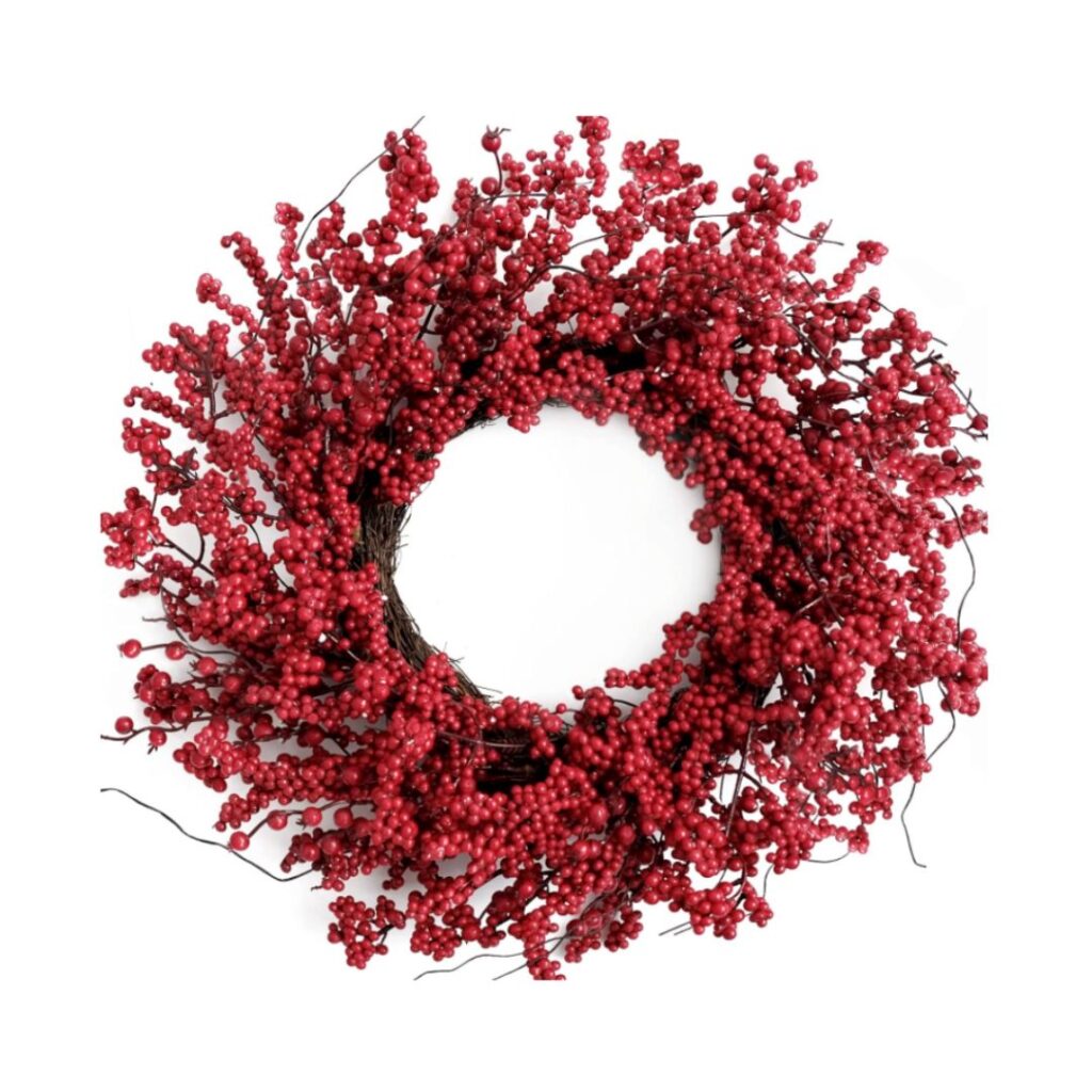 Red Berry Wreath in Christmas Wreaths, Garlands and Florals
