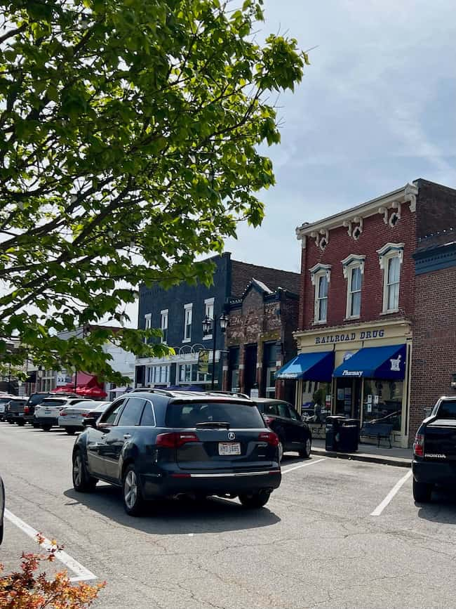 Main Street in Midway, Kentucky