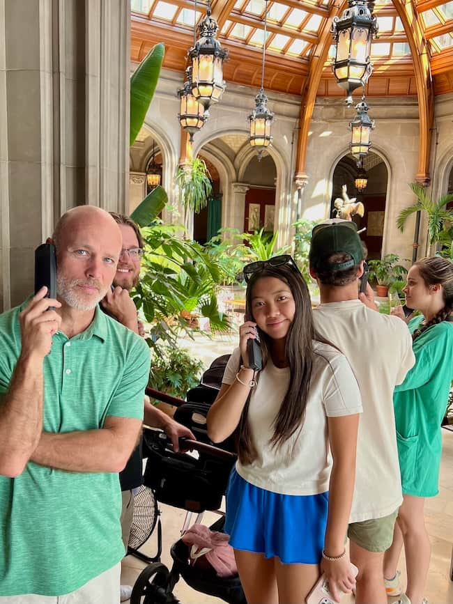 Touring the Biltmore house